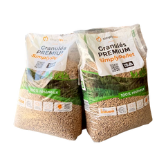 Pellets de madera Premium SimplyPELLET - 65 sacos 975 kg