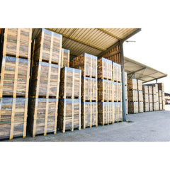 1er palé de leña de 33 cm, especial para estufas de masa – secado al horno – listo para usar – madera blanda/madera dura