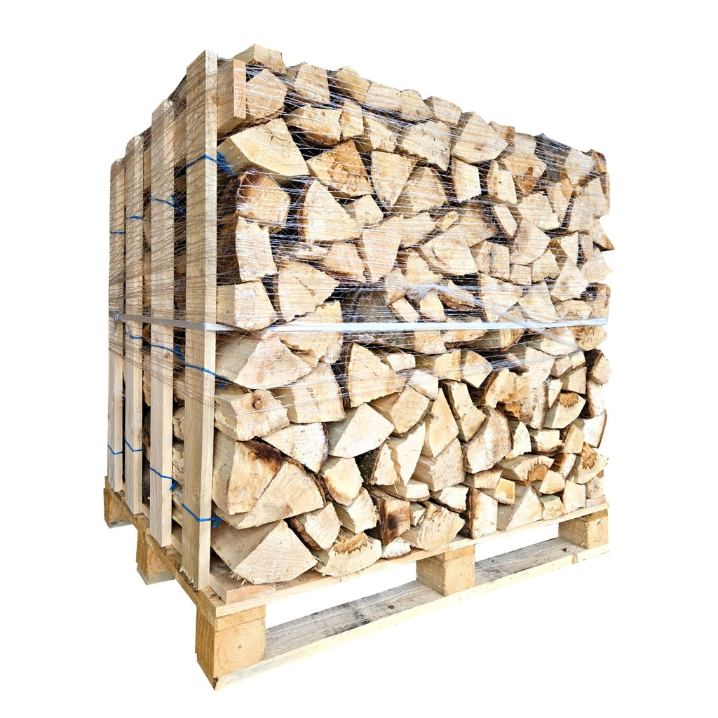 Madera para estufa de masa – Resinosas Aliso Álamo secada en estufa 25 cm – 1,9 estéreos en palé