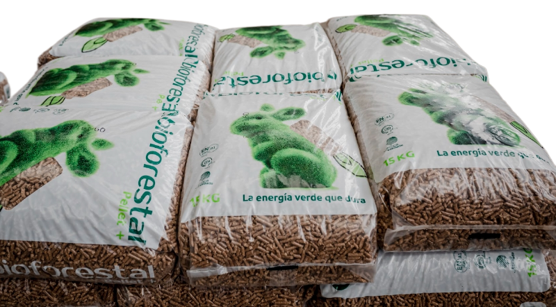 Palet de pellet Bioforestal 70 sacos de 15 Kg