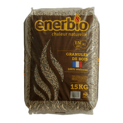 Pellets de madera ENERBIO - palé de 66 sacos de 15 kg