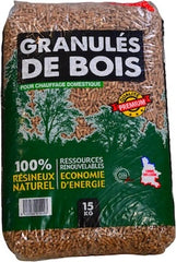Pellets de madera Premium ECO BOIS ENERGIE - 66 sacos 990 kg