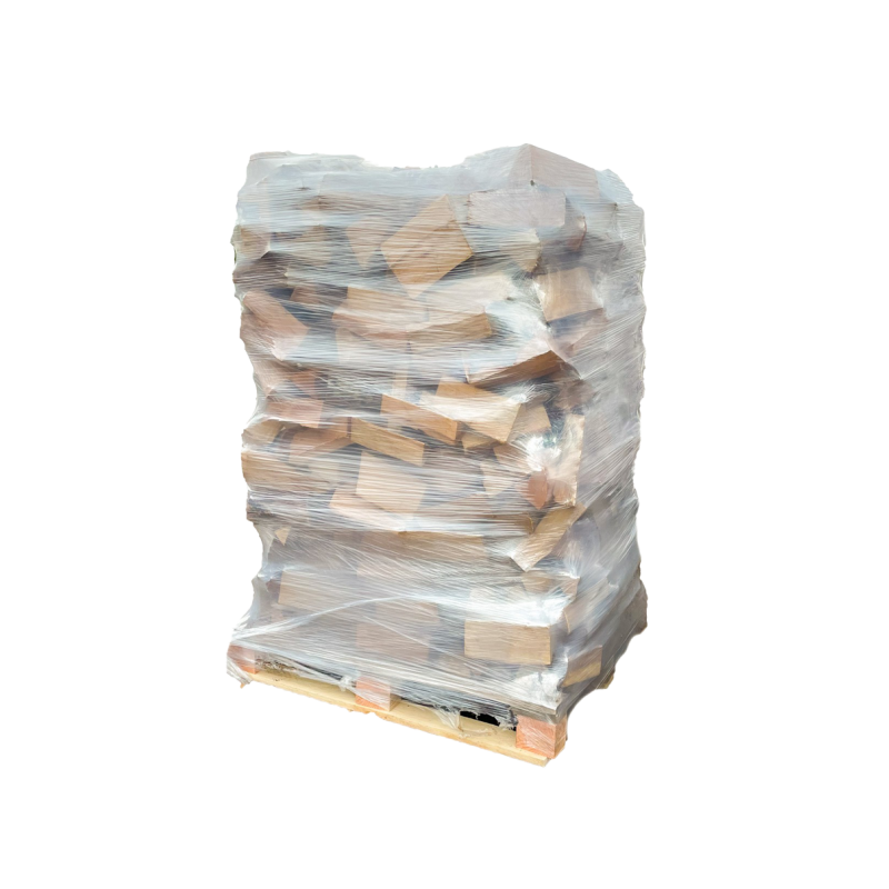 Pacas de leña secada al horno, listas para usar, mezcla de maderas duras