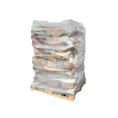 Pacas de leña secada al horno, listas para usar, mezcla de maderas duras