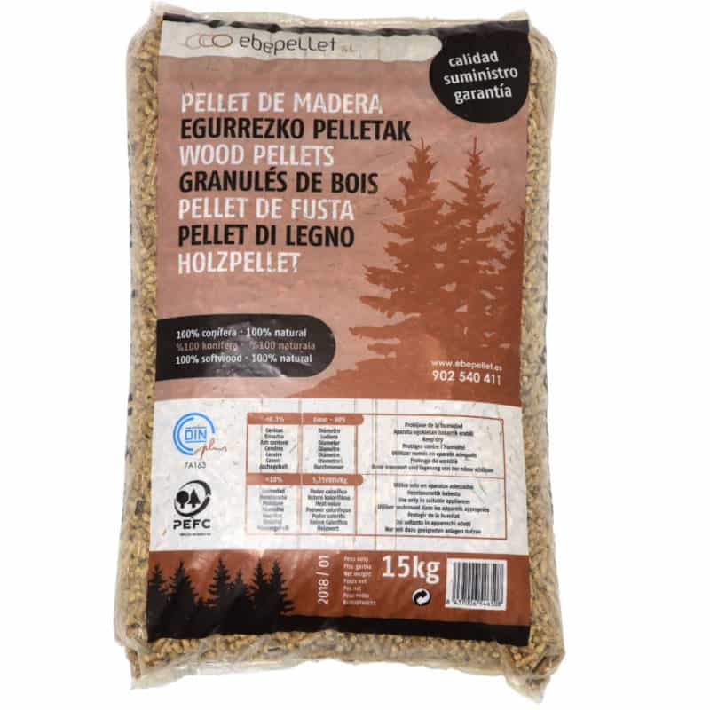 Pallet Ebepellet 77 sacos de 15 Kg